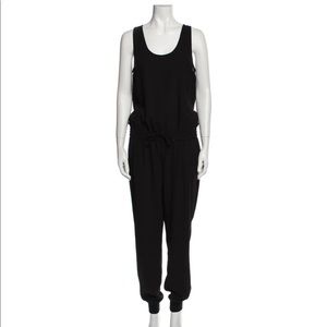 Joie woven crepe jumpsuit with self-tie waist and jogger hem ✨LIKE NEW✨